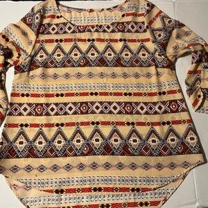 Multicolor Geometric Blouse
